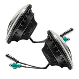 Oracle 07-18 Jeep Wrangler JK Switchback LED Halo Headlights - Amber/White - Switchback ORACLE Lighting Headlights  AXOPROS