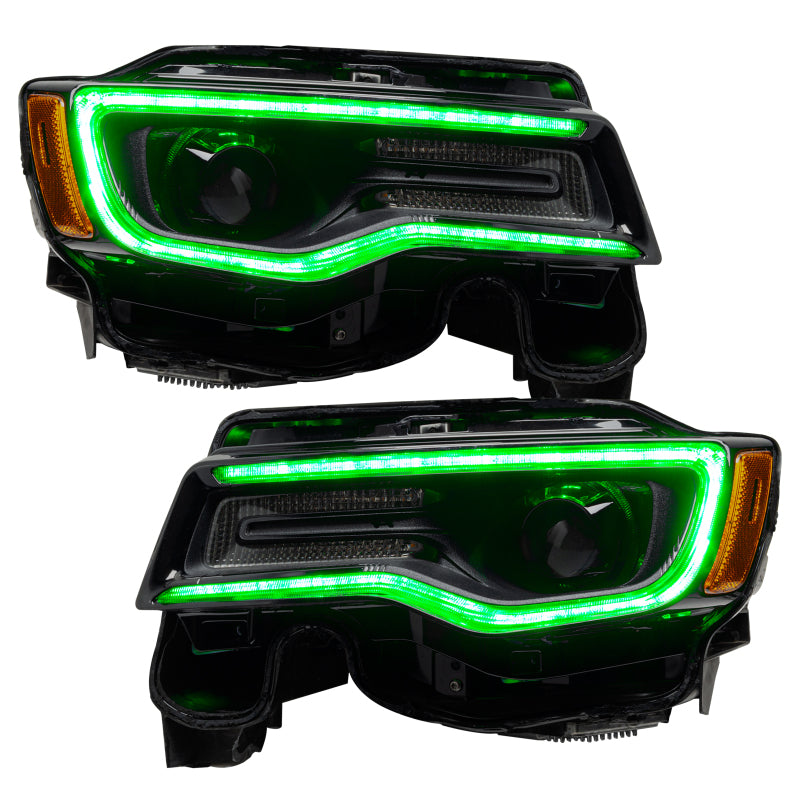 Oracle 1421 Jeep Grand Cherokee Dynamic Headlight DRL Upgrade Kit  ColorSHIFT Dynamic SEE WARRANTY ORACLE Lighting Headlights  AXOPROS