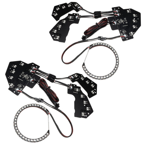 Oracle 18-21 Ford Mustang Dynamic DRL w/ Halo Kit & Sequential Turn Signal - ColorSHIFT SEE WARRANTY ORACLE Lighting Headlights  AXOPROS