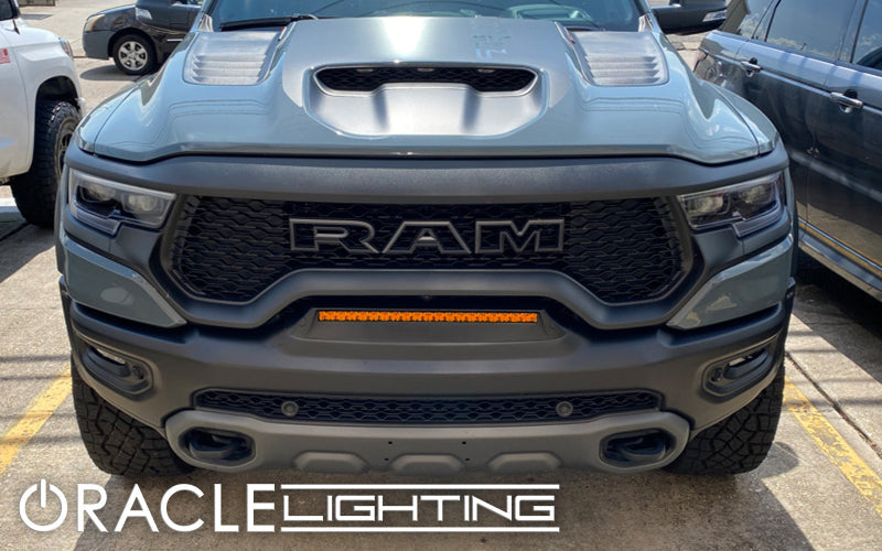 Oracle 19-22 RAM Rebel/TRX Front Bumper Flush LED Light Bar System SEE WARRANTY ORACLE Lighting Light Mounts  AXOPROS