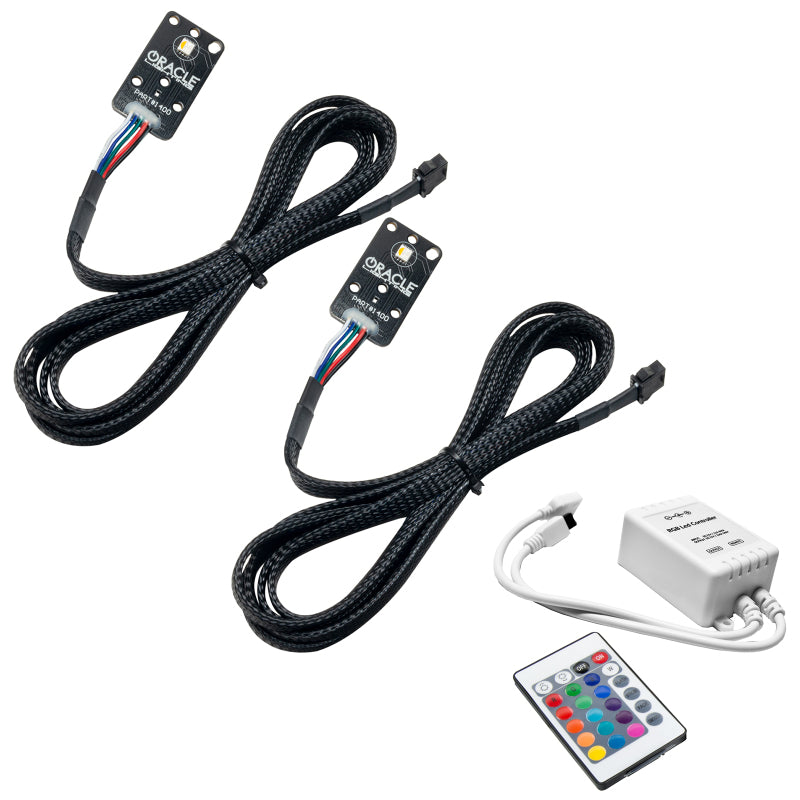 Oracle 20-21 Toyota Supra GR RGB+A Headlight DRL  Kit - ColorSHIFT w/ Simple Controller ORACLE Lighting Headlights  AXOPROS