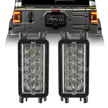 Oracle 2018+ Jeep Wrangler JL Dual Function Reverse LED Flush Taillight - Amber/White SEE WARRANTY ORACLE Lighting Tail Lights  AXOPROS