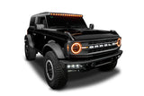 Oracle 2021+ Ford Bronco Integrated Windshield Roof LED Light Bar System SEE WARRANTY ORACLE Lighting Light Mounts  AXOPROS