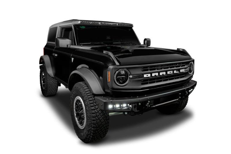 Oracle 2021+ Ford Bronco Integrated Windshield Roof LED Light Bar System SEE WARRANTY ORACLE Lighting Light Mounts  AXOPROS