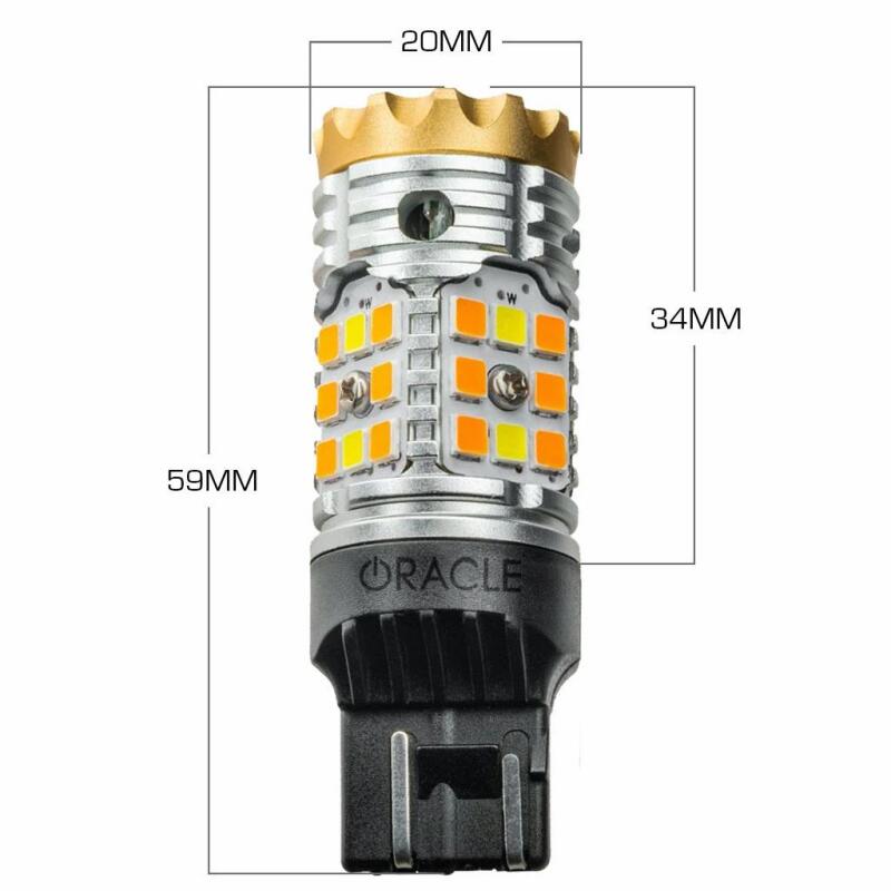 Oracle 7443-CK LED Switchback High Output Can-Bus LED Bulbs - Amber/White Switchback ORACLE Lighting Bulbs  AXOPROS