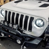 Oracle 7in High Powered LED Headlights - Black Bezel - ColorSHIFT - BC1 SEE WARRANTY ORACLE Lighting Headlights  AXOPROS