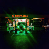 Oracle 7in High Powered LED Headlights - Black Bezel - Dynamic - Dynamic SEE WARRANTY ORACLE Lighting Headlights  AXOPROS