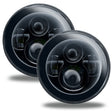 Oracle 7in High Powered LED Headlights - NO HALO - Black Bezel SEE WARRANTY ORACLE Lighting Headlights  AXOPROS