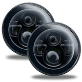 Oracle 7in High Powered LED Headlights - NO HALO - Black Bezel SEE WARRANTY ORACLE Lighting Headlights  AXOPROS