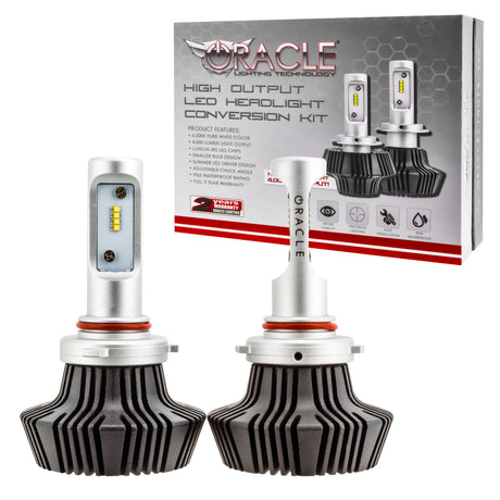 Oracle 9005 4000 Lumen LED Headlight Bulbs (Pair) - 6000K ORACLE Lighting Bulbs  AXOPROS