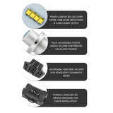 Oracle 9007 4000 Lumen LED Headlight Bulbs (Pair) - 6000K SEE WARRANTY ORACLE Lighting Bulbs  AXOPROS