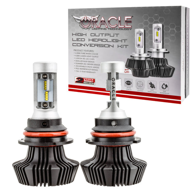 Oracle 9007 4000 Lumen LED Headlight Bulbs (Pair) - 6000K SEE WARRANTY ORACLE Lighting Bulbs  AXOPROS