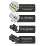 Oracle 9012 4000 Lumen LED Headlight Bulbs (Pair) - 6000K ORACLE Lighting Bulbs  AXOPROS