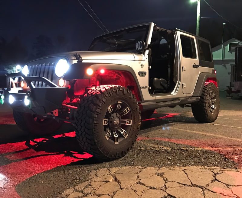 Oracle Bluetooth + RF Underbody Rock Light Kit - 8 PCS - ColorSHIFT ORACLE Lighting Light Bars & Cubes  AXOPROS