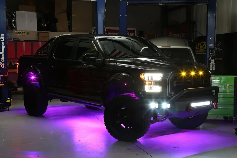 Oracle Bluetooth + RF Underbody Rock Light Kit - 8 PCS - ColorSHIFT ORACLE Lighting Light Bars & Cubes  AXOPROS