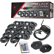 Oracle Bluetooth + RF Underbody Rock Light Kit - 8 PCS - ColorSHIFT ORACLE Lighting Light Bars & Cubes  AXOPROS