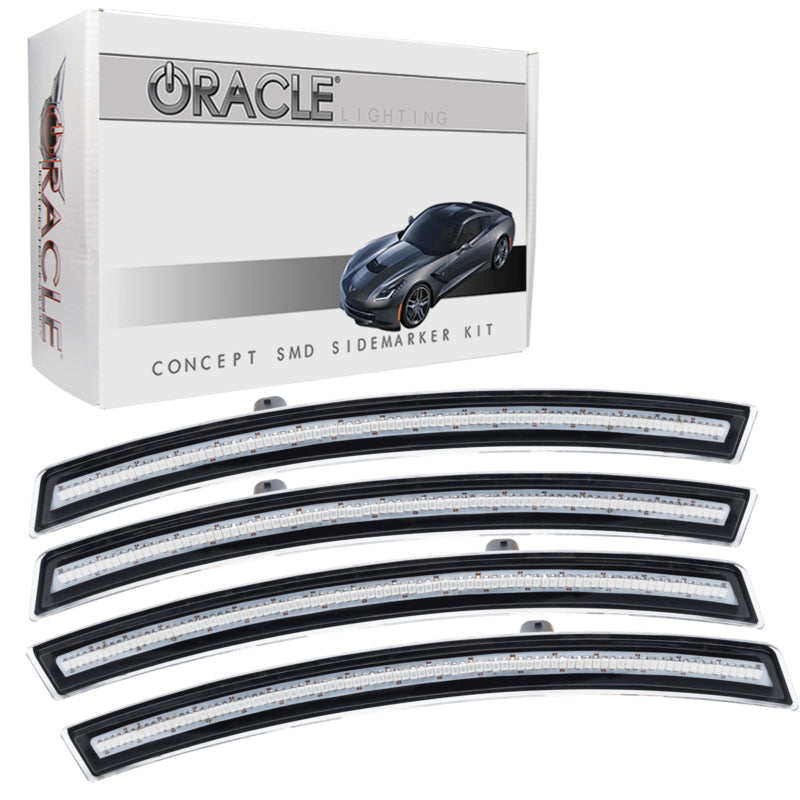 Oracle Chevrolet Corvette C7 Concept Sidemarker Set - Clear - No Paint SEE WARRANTY ORACLE Lighting Light Strip LED  AXOPROS