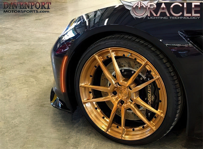 Oracle Chevrolet Corvette C7 Concept Sidemarker Set - Tinted - No Paint SEE WARRANTY ORACLE Lighting Light Strip LED  AXOPROS