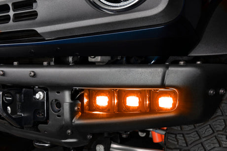 Oracle High 21-22 Ford Bronco Triple LED Fog Light kit for Steel Bumper SEE WARRANTY ORACLE Lighting Fog Lights  AXOPROS