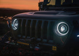 Oracle Jeep JL/Gladiator JT Oculus Bi-LED Projector Headlights - Amber/White Switchback SEE WARRANTY ORACLE Lighting Headlights  AXOPROS