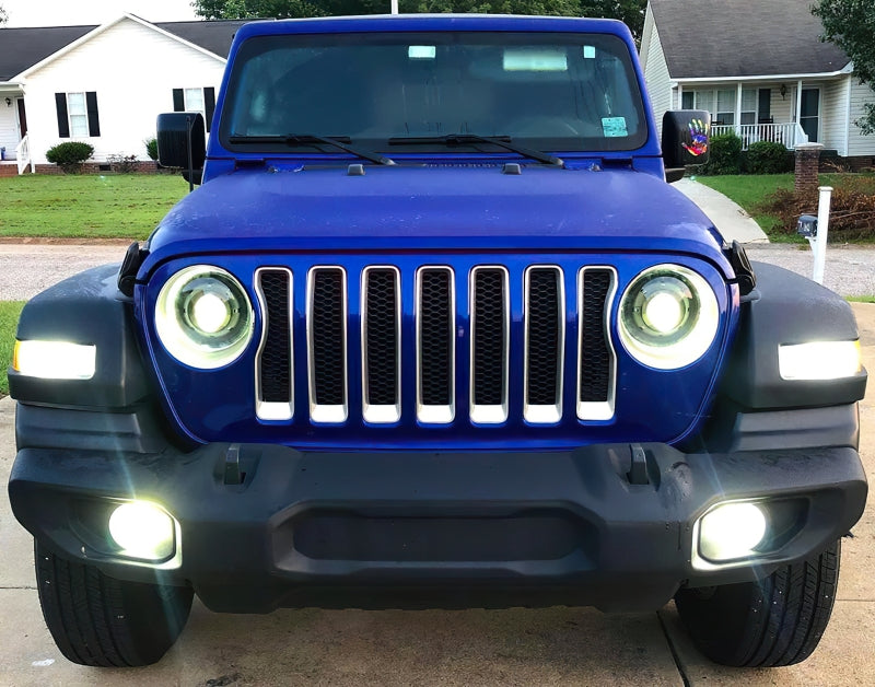 Oracle Jeep JL/Gladiator JT Oculus Bi-LED Projector Headlights - Amber/White Switchback SEE WARRANTY ORACLE Lighting Headlights  AXOPROS