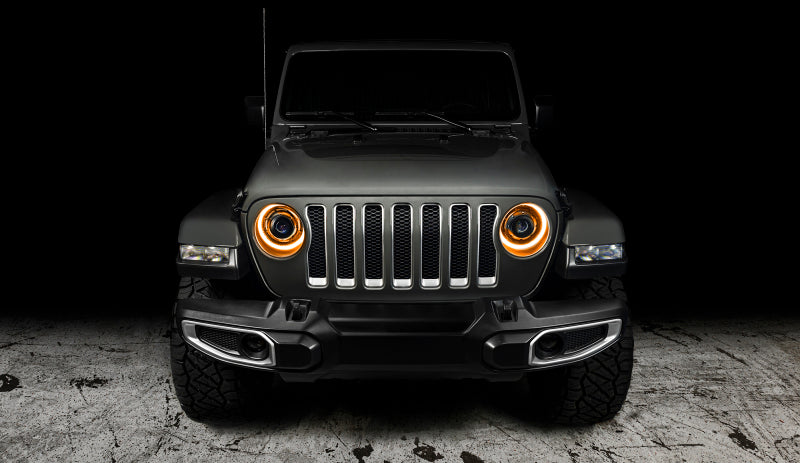 Oracle Jeep JL/Gladiator JT Oculus Bi-LED Projector Headlights - Amber/White Switchback SEE WARRANTY ORACLE Lighting Headlights  AXOPROS