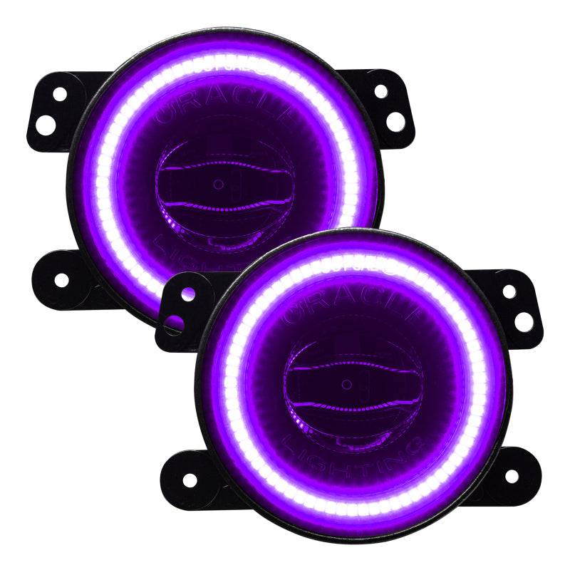 Oracle Jeep Wrangler JK/JL/JT High Performance W LED Fog Lights - ColorSHIFT - Dynamic SEE WARRANTY ORACLE Lighting Fog Lights  AXOPROS