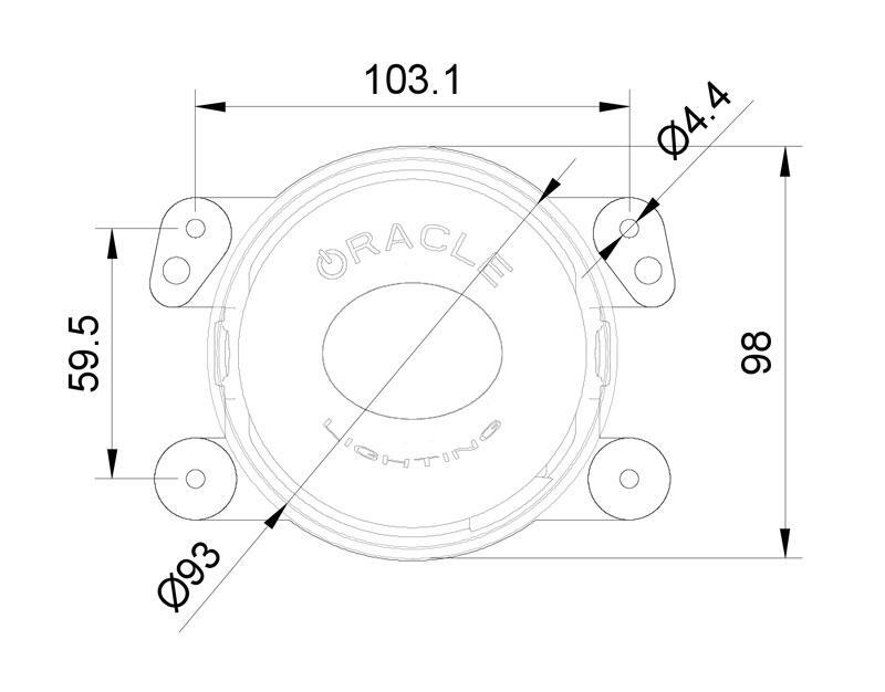 Oracle Jeep Wrangler JK/JL/JT High Performance W LED Fog Lights ORACLE Lighting Fog Lights  AXOPROS