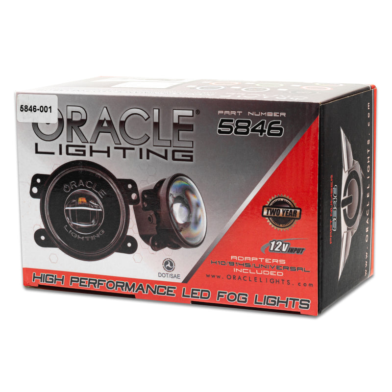 Oracle Jeep Wrangler JK/JL/JT High Performance W LED Fog Lights - White ORACLE Lighting Fog Lights  AXOPROS