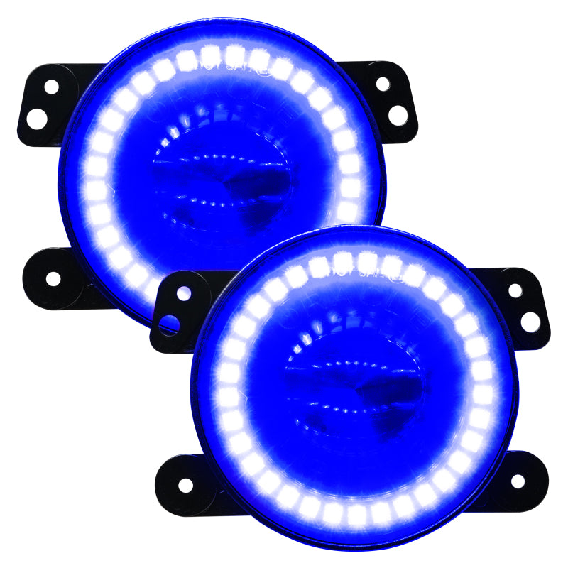 Oracle Jeep Wrangler JK/JL/JT High Performance W LED Fog Lights - w/o Controller SEE WARRANTY ORACLE Lighting Fog Lights  AXOPROS