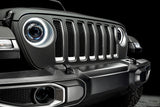 Oracle Jeep Wrangler JL Oculus Bi-LED Projector Headlights- Graphite Metallic - 5500K ORACLE Lighting Headlights  AXOPROS