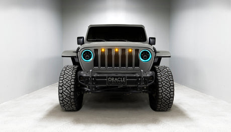 Oracle Jeep Wrangler JL/Gladiator JT 7in. High Powered LED Headlights (Pair) - Dynamic ORACLE Lighting Headlights  AXOPROS