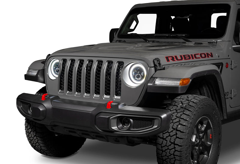 Oracle Jeep Wrangler JL/Gladiator JT 7in. High Powered LED Headlights (Pair) - Dynamic ORACLE Lighting Headlights  AXOPROS