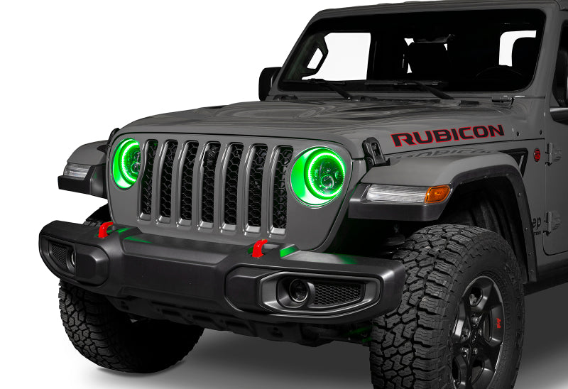 Oracle Jeep Wrangler JL/Gladiator JT 7in. High Powered LED Headlights (Pair) - Dynamic ORACLE Lighting Headlights  AXOPROS