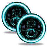 Oracle Jeep Wrangler JL/Gladiator JT 7in. High Powered LED Headlights (Pair) - Dynamic ORACLE Lighting Headlights  AXOPROS