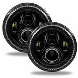 Oracle Jeep Wrangler JL/Gladiator JT 7in. High Powered LED Headlights (Pair) - Dynamic ORACLE Lighting Headlights  AXOPROS