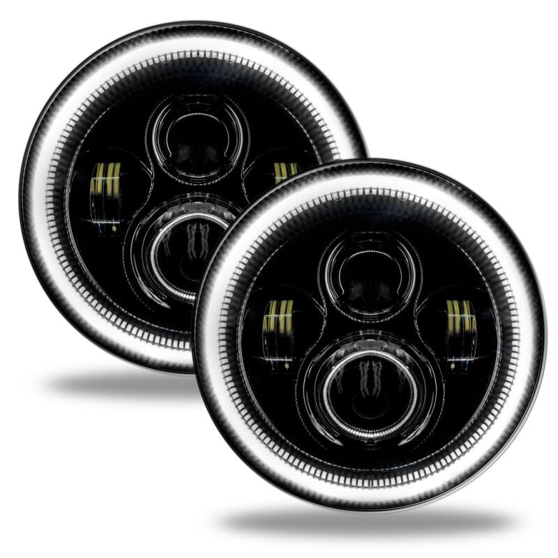 Oracle Jeep Wrangler JL/Gladiator JT 7in. High Powered LED Headlights (Pair) - Dynamic ORACLE Lighting Headlights  AXOPROS