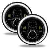 Oracle Jeep Wrangler JL/Gladiator JT 7in. High Powered LED Headlights (Pair) - Dynamic ORACLE Lighting Headlights  AXOPROS