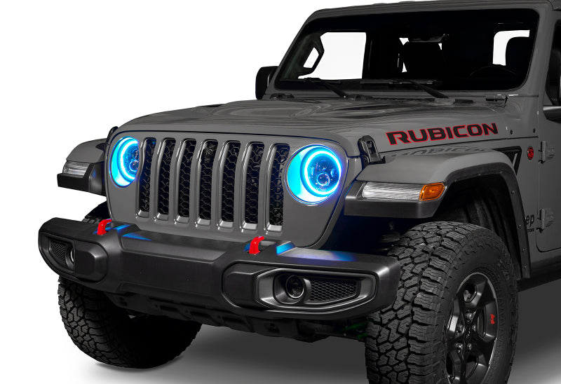 Oracle Jeep Wrangler JL/Gladiator JT 7in. High Powered LED Headlights (Pair) - Dynamic ORACLE Lighting Headlights  AXOPROS