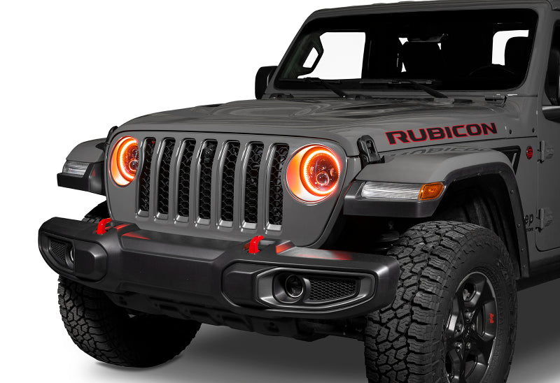 Oracle Jeep Wrangler JL/Gladiator JT 7in. High Powered LED Headlights (Pair) - Dynamic ORACLE Lighting Headlights  AXOPROS