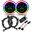 Oracle Jeep Wrangler JL/Gladiator JT 7in. High Powered LED Headlights (Pair) - Dynamic ORACLE Lighting Headlights  AXOPROS