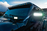 Oracle Jeep Wrangler JL/Gladiator JT Integrated Windshield LED Light Bar System ORACLE Lighting Light Mounts  AXOPROS