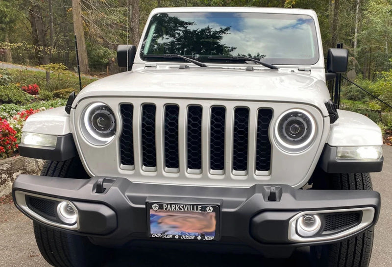 Oracle Jeep Wrangler JL/Gladiator JT Sport High Performance W LED Fog Lights - White SEE WARRANTY ORACLE Lighting Fog Lights  AXOPROS