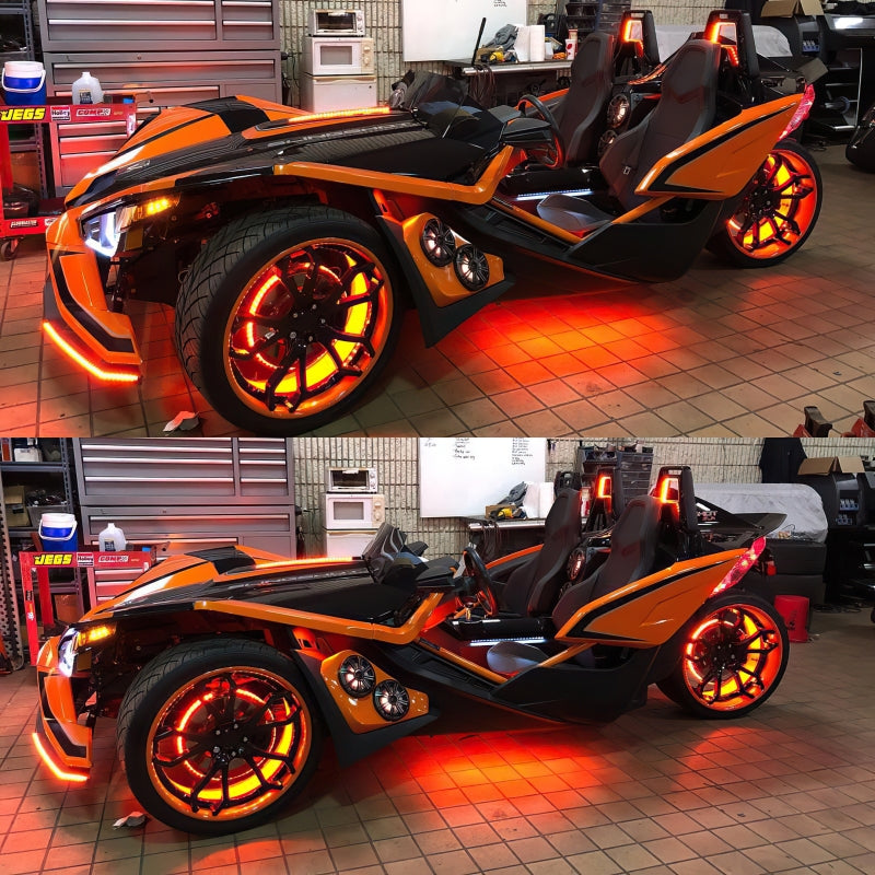 Oracle LED Illuminated Wheel Rings - ColorSHIFT No Remote - ColorSHIFT No Remote SEE WARRANTY ORACLE Lighting Light Strip LED  AXOPROS