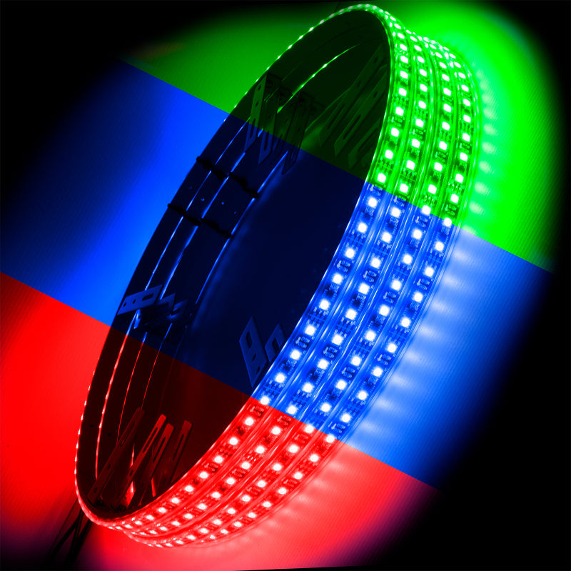 Oracle LED Illuminated Wheel Rings - ColorSHIFT No Remote - ColorSHIFT No Remote SEE WARRANTY ORACLE Lighting Light Strip LED  AXOPROS