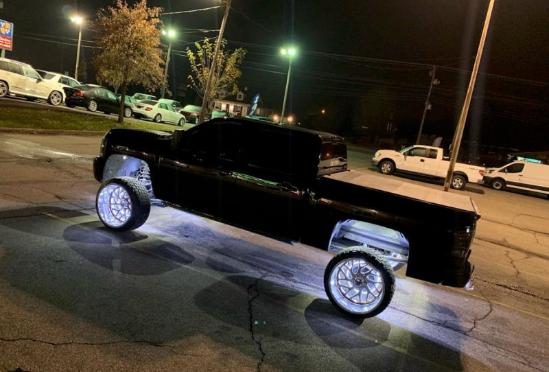 Oracle LED Illuminated Wheel Rings - Double LED - White SEE WARRANTY ORACLE Lighting Light Strip LED  AXOPROS