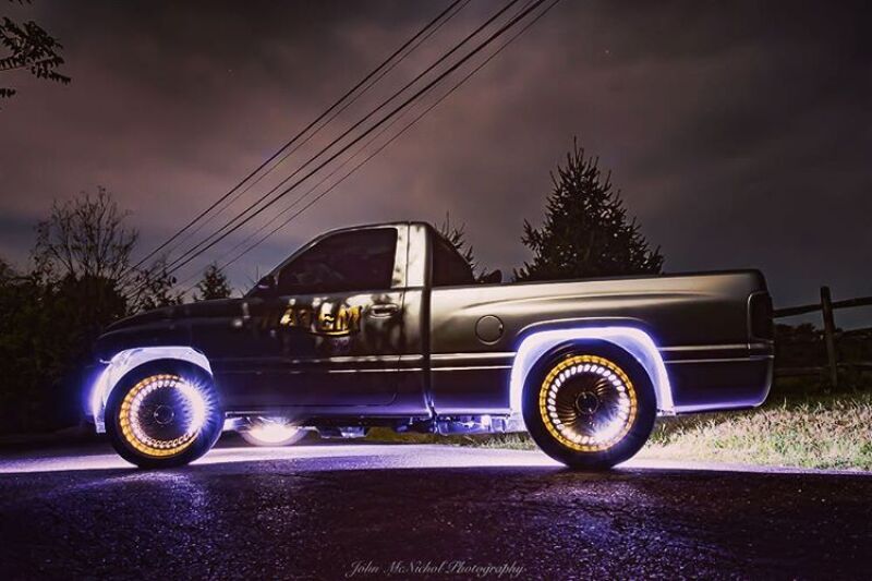 Oracle LED Illuminated Wheel Rings - Double LED - White SEE WARRANTY ORACLE Lighting Light Strip LED  AXOPROS