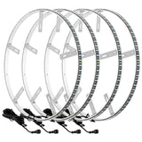 Oracle LED Illuminated Wheel Rings - Double LED - White SEE WARRANTY ORACLE Lighting Light Strip LED  AXOPROS