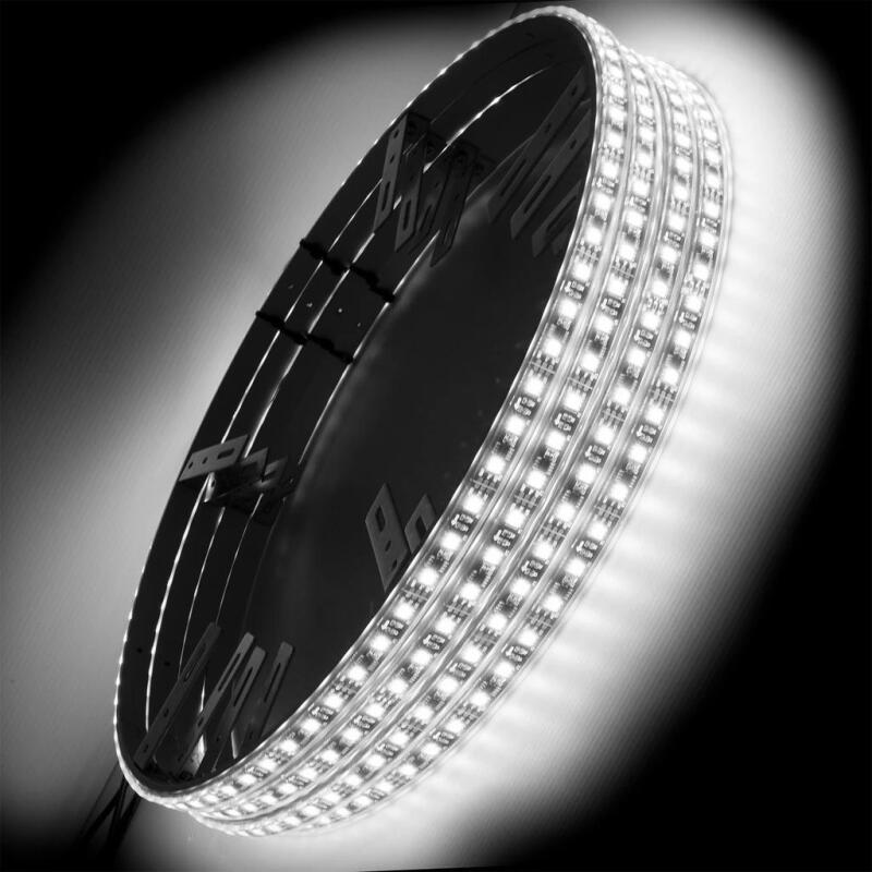 Oracle LED Illuminated Wheel Rings - Double LED - White SEE WARRANTY ORACLE Lighting Light Strip LED  AXOPROS