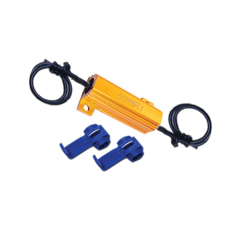 Oracle LED Load Equalizer 50w/ 6ohm Resistor for Turn Signal Rapid Flash ORACLE Lighting Light Accessories and Wiring  AXOPROS